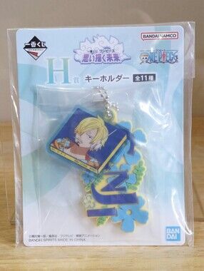 *4 for $30* One Piece Sanji Character Acrylic & Rubber Charm Strap Keychain